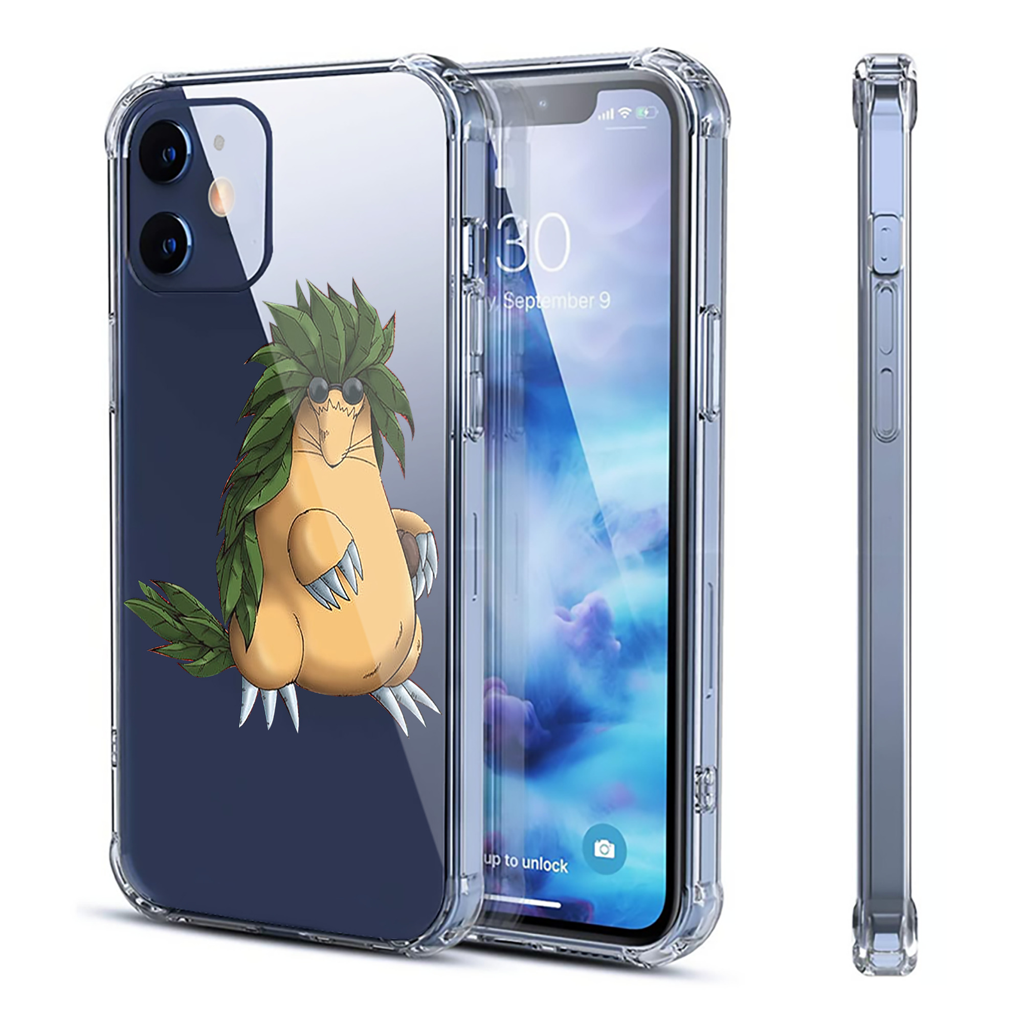 （画像用） 遊☆戯☆王 Yu-Gi-Oh! 【iPhone 12シリーズ対応】透明スマホケース（クリアソフトケース）